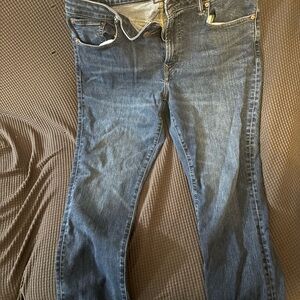 American Eagle Outfitters Dark Blue Straight Jeans 36/30